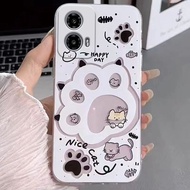 Cartoon Cute Cat Motorola Moto G34 G82 G62 G30 G10 G85 G51 Phone Case Transparent Shock-Resistant Pr