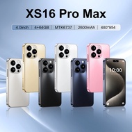 【Hot Sale】New Mini Smartphone XS16 ProMax | 4.0 Inch Telefon | Android Phone Murah | Storage 4GB RAM
