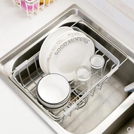 Home home Sink retractable dish rack dish rack drain rack Household kitchen cupboard room cupboard r