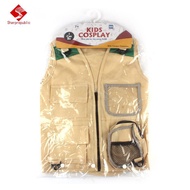 Sharprepublic Kids explorer & Hat Explorer Costume Adventurer Cosplay Dressup Boys, Girls 3 4 5 6 Ye