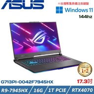  ASUS ROG Strix G17 G713PI-0042F7945HX (R9-7945HX/16G/RTX 4070/1TB PCIE)