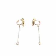 ete Earrings gold motif Direct from Japan Secondhand
