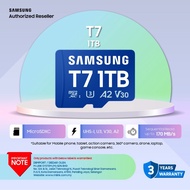 SAMSUNG MICRO SD MEMORY CARD T7 (128GB/256GB/512GB)