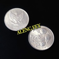 uang kuno koin 25 rupiah pala