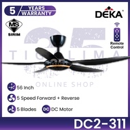 DEKA Fan Deka DC2-311 KRONOS F5DC FANZO TURBO 56Inch 5 Blades DC Motor with Remote Control Deka Ceil