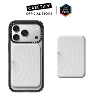 Casetify รุ่น Snappy Ripple Wallet - ที่เก็บบัตรติดหลังมือถือ
