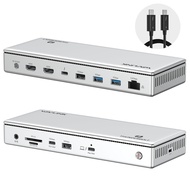 WAVLINK Thunderbolt 4 Dock with Dual HDMI 4K@60Hz,100W Charging, Thunderbolt Certified, 13-IN-1 USB