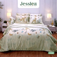 Jessica Tencel ชุดผ้าปูที่นอน Disney Bambi แบมบี้ ลิขสิทธิ์ดิสนีย์แท้ T028 ลิขสิทธิ์แท้ ผ้าปูที่นอน 