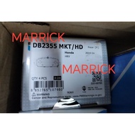 Honda HRV T7A rear brake pad Bendix Metal King Titanium