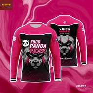 FACTORY KL BAJU RIDER FOOD PANDA JERSEY FOOD PANDA DRIVER DELIVERY WATERPROOF INTERLOCK
