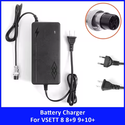 54.6V 2A GX16 3Pin Charger for Kugoo M4 M4 Pro VSETT 8 8+9 9+10+ SPEEDUAL ZERO 9 10 8X 10X 11X Scoot