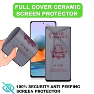 Tempered Glass Ceramic Matte Anti SPY poco F2 F2 PRO F3 F3 GT F3 PRO F4 F4 GT F4 PRO F5 F3 PRO F6 F6