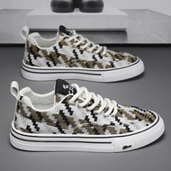 Canvas Shoes 2026 Breathable Summer Casual New Sneakers Soft Sole Comfortable Retro Fashion Printed 