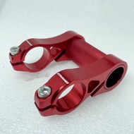 Ajustable Folding Bike Handlebar Stem Alloy Material / Double Stem Riser Folding Bike Handlebar 25.4