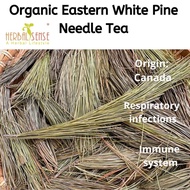 Herbal Sense Organic Eastern White Pine Needle Tea,  Respiratory, Immunity Tea, High Antioxidant