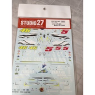 STUDIO27 1/12 YZR-M1 05 Water Sticker m1 05 Water Sticker Suitable for Tamiya 1/12 m1 05 Non-Remote 