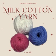 Quality 5-Ply 10 Meter Milk Cotton Yarn Suitable for Beginners – Crochet Yarn
