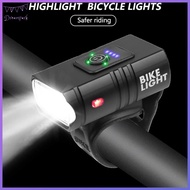 1/3/5PCS ไฟจักรยาน LED 10W 800LM 6 โหมด USB ชาร์จโคมไฟหน้า MTB