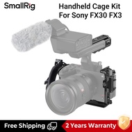 SmallRig for Sony FX30 / FX3: Single Cage | Handheld Cage Kit with Wrist Strap XLR Handle Extension