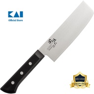 Dao làm bếp Nhật cao cấp KAI Wakatake Nakiri - Dao thái rau củ AB5424 (165mm)