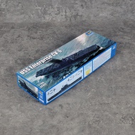Model Perhimpunan Sangkakala Skala Kapal Perang 1:700 Pengangkut Pesawat USS CV6 Enterprise 06708