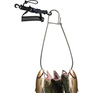 Fish Stringer Clip Large, Fishing Stringer Carry Multiple Large Fish, Quick Release 78”Steel Core La