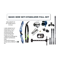 WNS LIBERATE DX RISER 25" & WNS EXPLORE B1 ILF LIMBS BOW SET FOR RECURVE ARCHERY