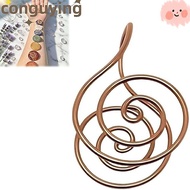 CONGUYING Spiral Palm Ring, Adjustable Portable Copper Palm Ring,  Handmade Jewelry Accessories Reik