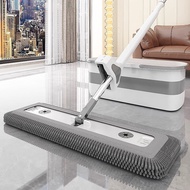 [in stock] 2025New chenille hands-free flat mop with stainless steel handle, square flat mop, hands-