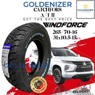 windforce Tayar 🛞 tyre tires catchfors A/T II 265/70-16 31x10.5-15