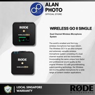 Rode Wireless GO II Single Compact Digital Wireless Microphone System/Recorder 2.4 GHz Black