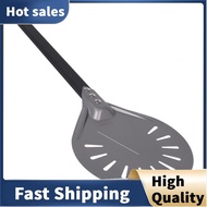 Turning Pizza Peel with 8 inch Aluminum Round Pizza Paddle, 23.6 inch Overall, Outdoor Pizza Oven Ac