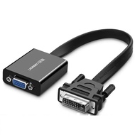 DVI D 24+1 to VGA flat conversion cable 30CM black UGREEN 40259 MM108