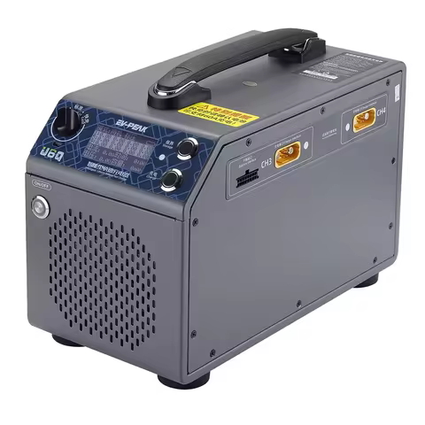 High Quality EV-PEAK U6Q Lithium Battery Charger 3000W 60A Smart 6S-14S Balanced Charger for LiPo Li