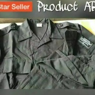 Terbatass Baju Setelan Seragam PDL Hitam Brimob. Kualitas8 barang