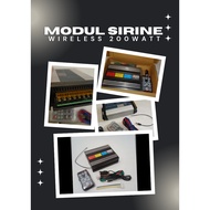 200 Watt wireless emergency siren module