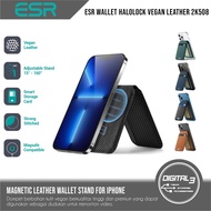 Esr HaloLock Wallet Vegan Leather Card Holder Stand Magsafe Iphone