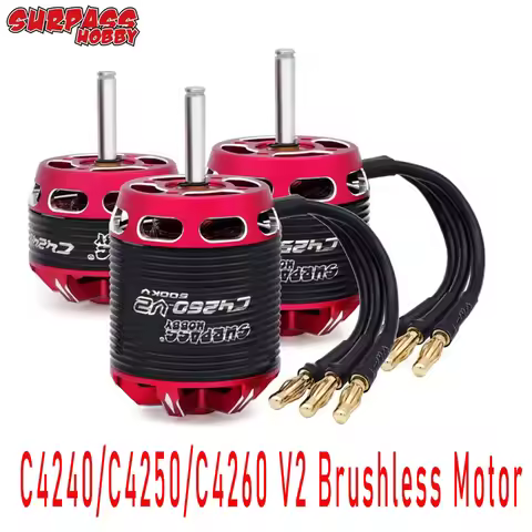SURPASS HOBBY Brushless Motor 3-6S C4240 C4250 C4260 For RC Aircraft Plane Multicopter Brushless Out