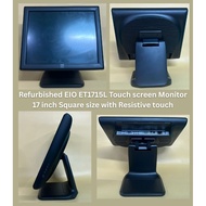 Refurbished ELO ET1715L Touch screen Monitor 17 inch Square size with Resistive touch