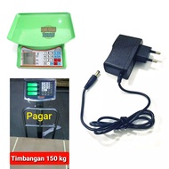 Adaptor Casan Charger Timbangan duduk digital 40kg/150 kg TERBAIK / Cable Charger Timbangan Digital 40 kg /150 kg 12 volt