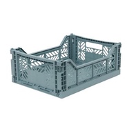 土耳其Aykasa折疊收納籃(M)-北歐藍