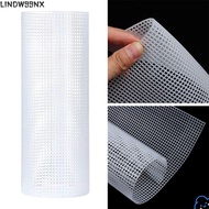 LINDW99NX Bag Mesh Grid, Plastic Durable Canvas Bag Sheets, White Mesh Cloth