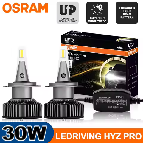OSRAM 360 LED H7 H1 H4 H11 H8 9005/HB3 9006/HB4 9012 HIR2 Car Headlight Bulbs Auto Fog Lights 6000K 