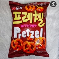 [READYSTOCK]Nongshim Salty Caramel Pretzel 焦糖口味双圈韩国爆款零食[KOREAN IMPORT]韩国进口 网红小零嘴 巨好吃爆款小零食