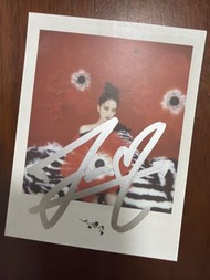 Blackpink Jisoo 親簽 親筆簽名