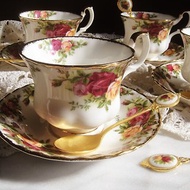 【老時光 OLD-TIME】早期英格蘭製古典精美茶具組(一杯一盤為一組