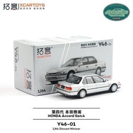 全新 拓意 1/64合金經典收藏第四代本田雅閣汽車模型 Honda Accord Gen.4 xcartoys Poprace  Y46-01