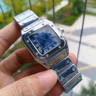 Ct ALLOY Square Watch Quartz Movement Calendar 34mm