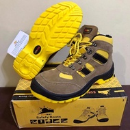 Safety Jogger Desert - High Cut Steel Toe Cap and Steel Midsole Safety Shoes For Men (KHAKI YELLOW)