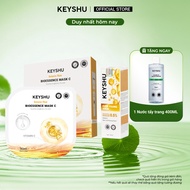 KEYSHU Skin Whitening Combo Includes 1 Box of Vitamin C Mask and 1 Ever Young Serum
